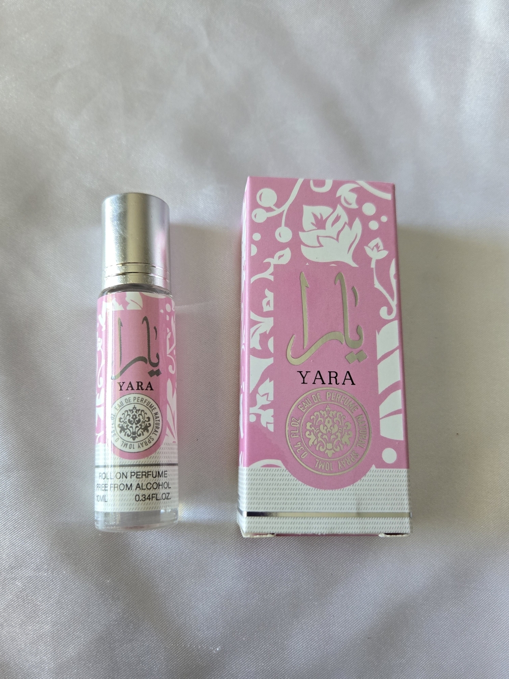 YARA Pink Floral Roll-On Perfume 0.34 Oz NWOT